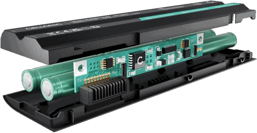 CELLONIC Laptop-Akku im Querschnitt: Markenzellen, Schutzschaltung und Gehäuse
